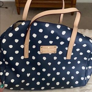 Authentic kate spade polka dot bag